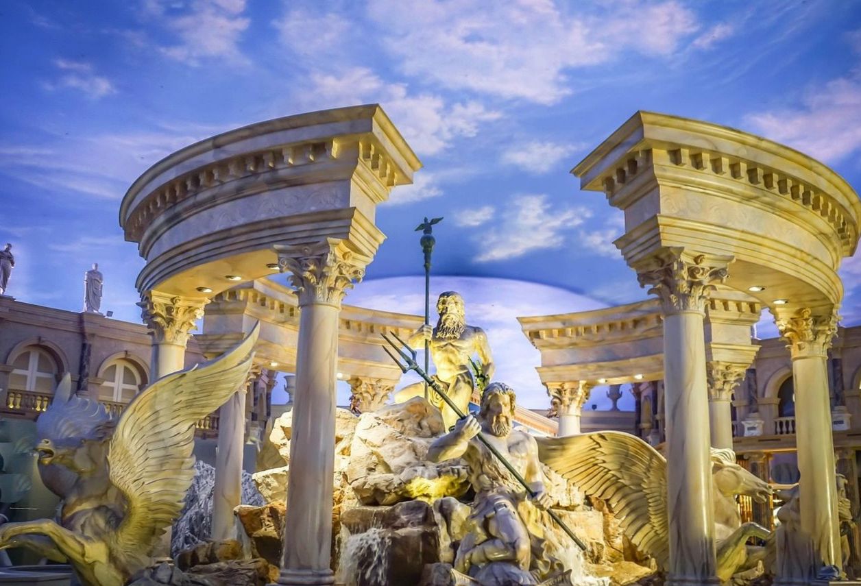 Pai gow pit crew at Caesars Palace